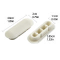 Buffers Toilet Seat Bumpers ABS+TPE Pack Pads Parts Replace Replacement Stop Sturdy 10Pcs Top Cover Accessories.