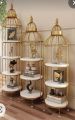 3 Piece Farm Iron Cage, Quirky Modern Bird Cage, Display Shelf, Home Decoration, New Design in 2024. 