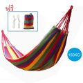 Quality hammock/duyan with rope,for baby/beach,camping,hiking,bed,rest,blue,red,indoor,outdoor. 