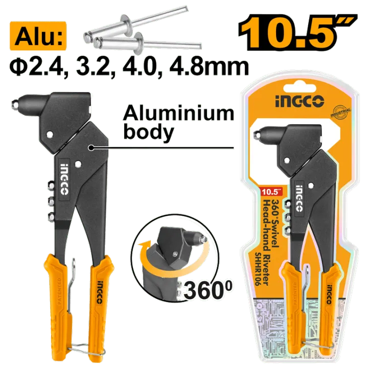360°Swivel Head-Hand Riveter 10.5″ SHHR106 | Daraz.pk