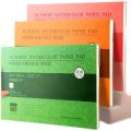 100% Cotton Watercolor Paper Sealing Pad 32K 16K 8K 20Sheets 300gsm/200gsm Water Color Drawing Painting Book Sketchbook Art Supp.
