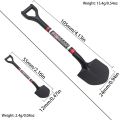 Simulated Metal Shovel Decoration For 1/10 1/18 1/24 Rc Tracked Vehicle Axial Scx10 90046 D90 Yikong Rgt Traxxas Trx4 Trx4m D12. 