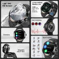 LIGE Men Earphone Smart Watch Bluetooth Call Women Sport Fitness Heart Rate Monitoring Music NFC 2 In 1 TWS Headset Smartwatch.