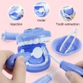 Montessori Pretend Dentist Play Set, Doctors Role Play Baby Kid Learning Toy, Dental Early Education Brushing Medical Toys. 
