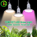 E27 18W Full Spectrum LED Grow Light Sunlike Phytolamp Bulb for Plants Flower Greenhouse Tent Hydroponic. 