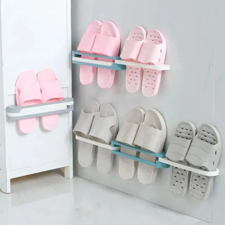 Slipper Rack Design Slipper rack - Folding Slippers Organizer - 3 In 1 Foldable Wall ...