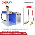 DIGRAY Laser Marking Machine Focusing Light Suitable For SG7110 RC1001 RC7110 Laser Galvanometer Scanner 650NM. 