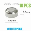 10 PCS Battery for thermometer LR41 Button Cell. 