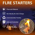 60/120pcs Fire Starter,Natural Fire Starters for Fireplace,Campfires,Chimney,BBQ,Pit Wood Fireplace Charcoal Starter for Grill. 