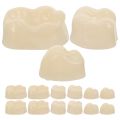 Dental Temporary Crown Veneers Teeth Artificial Moldable Repair Kit Crowns for Portable Fake Tooth Cap Supplies.