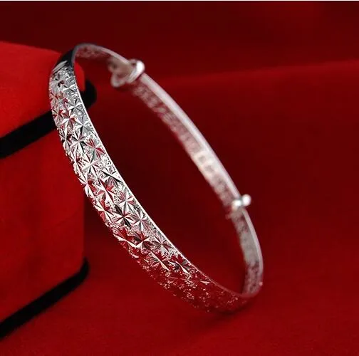 Classic%20Fashion%20Silver%20Color%20Adjustable%20Round%20Bangle%20Women%20Plated%20Bracelet%20Tibetan%20Carved%20Cuff%20Bangles%20Wedding%20Party%20Accessories%20-%20Image%202