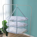 Sweater Drying Rack Mesh Clothes Laundry Hanging Mesh Rack Socks Swimsuit Toys Coat Dress Multipurpose Indoor Outdoor Hanger. 