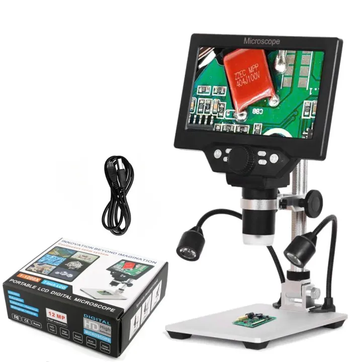 1200X%20Digital%20Microscope%2012MP%20Electronic%20Video%20Microscopes%207%20Inch%20HD%20LCD%20Soldering%20Phone%20Repair%20Magnifier%20Metal%20Stand%20PC%20View%20-%20Image%207