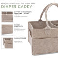 Diaper Caddy - Nursery Storage Bin and Car Organizer for Diapers and Baby Wipe.