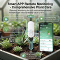 Zigbee 3.0 Smart Soil Moisture Sensor:Moisture/Temp/Humidity Meter/Light/Fertility Monitor,For Tuya/Smart Life/Z2M,Need Gateway. 