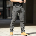 Men's Spring Autumn City Cargo Elastic Pants Trekking Hiking Camping Climbing Running Sports Cycling Work Outdoor Trousers. 
