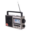 3 Power Mode Rechargeable Radio with USB and SD Card Input High Quality Portable Audio Player. 