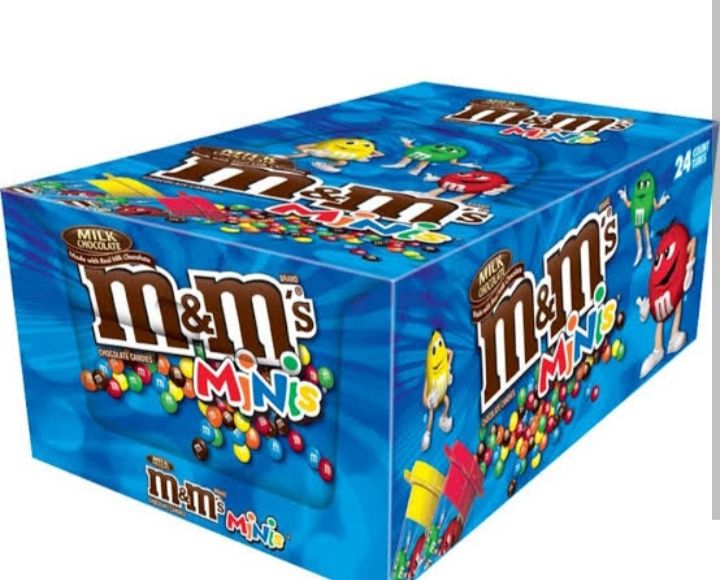 M&ms Minis Choc Beans Box of 24 Jars | Daraz.pk
