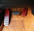 Red CNC Aluminum Adjustable Gas Pedal Extender for Jeep Wrangler JK/JKU 2007-2018 – Anti-Slip Foot Rest Upgrade. 