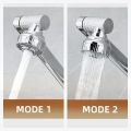 360° Rotation Chrome Kitchen Faucet Sink Basin Wall Mounted Single Cold Water Tap Bathroom Faucet Single Hole Kitchen Faucets. 