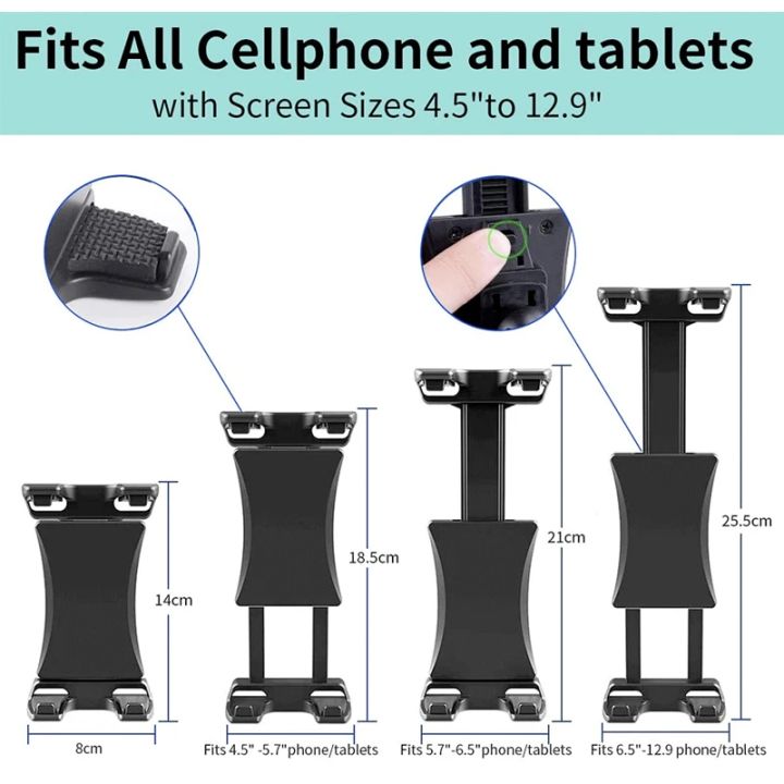 Homhu%20Bike%20Tablet%20Holder%20Indoor%20Gym%20Treadmill%20Handlebar%20Clip%20Tablet%20Mobile%20Phone%20Stand%20Bracket%20for%20iPad%20Air%2010.9%20Pro%2012.9%20Inch%20-%20Image%205