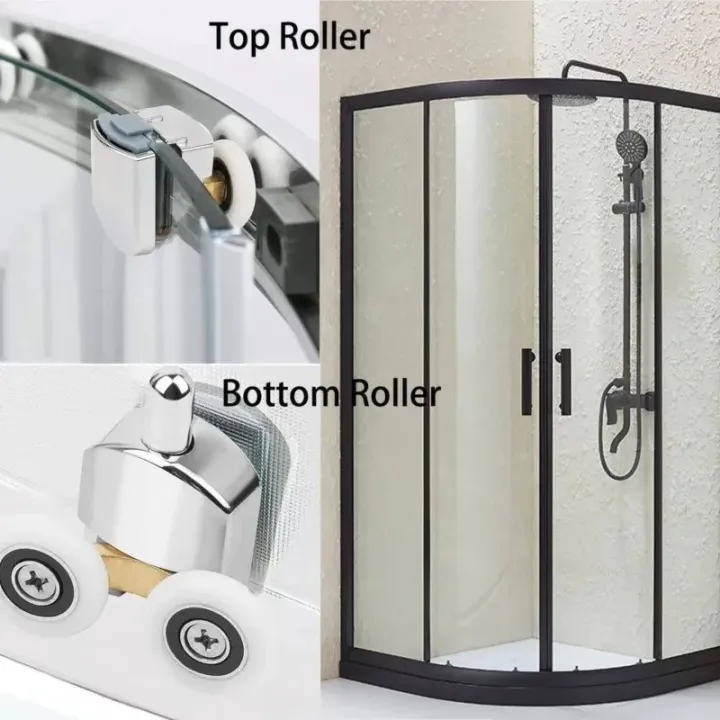 4/8Pcs%20Shower%20Screen%20Door%20Rollers%20Zinc%20Alloy%20Runners%20Wheels%20Twin%20Top%20Replacement%20Shower%20Wheel%20Runner%20Pulleys%20for%2012-14mm%20glass%20-%20Image%202