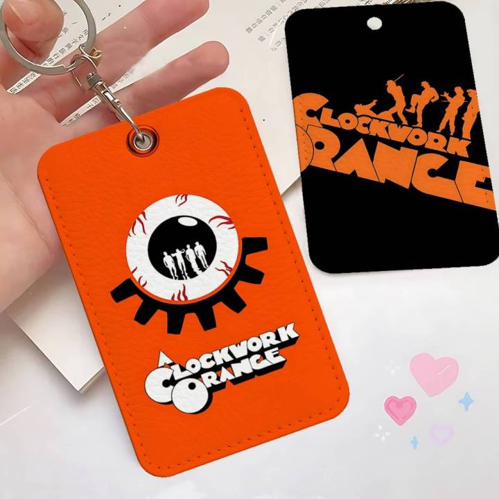 Clockwork Keychains A Clockwork Orange Retro Classic Keychain Card Holders Keyring Bank Bus ...