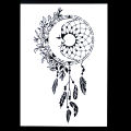 A4 DIY Craft Layering Dreamcatcher Stencil For Walls Painting Scrapbooking Stamping Album Decorative Embossing Paper Card.