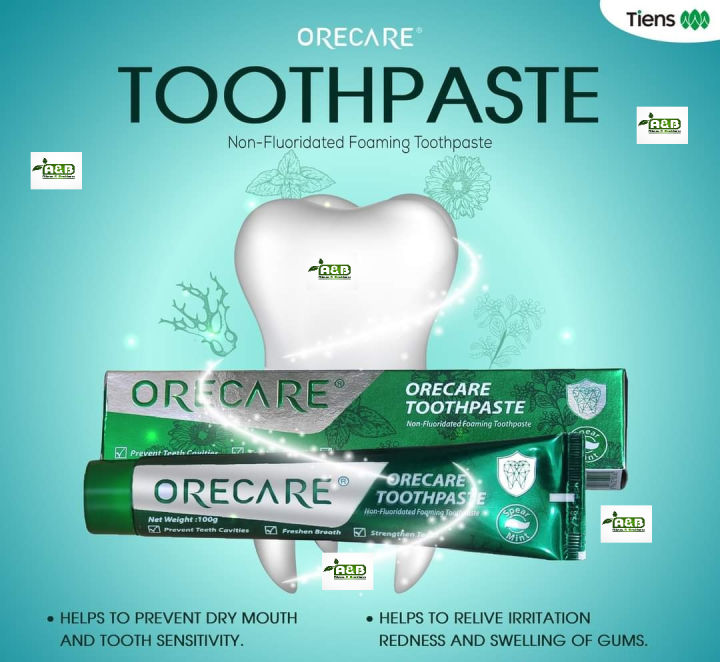 Orecare Chinese Herbal Toothpaste (Family Size) with Free Unbreakable ...