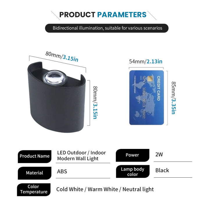 2W%20LED%20Wall%20Lamp%20Outdoor%20Waterproof%20Garden%20Lighting%20Indoor%20Bedroom%20Living%20Room%20Stairs%20Wall%20Light%20-%20Image%204