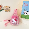 Kawaii Sanrio Children's Shoulder Bag Cinnamoroll Kuromi My Melody Girls Casual Fashion Crossbody Travel Storage Chest Bags Gift. 