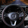 SEAMETAL 37-39CM Steering Wheel Cover Anti Slip Breathable Steering Cover Universal Microfiber Leather Steer Wheel Protector. 