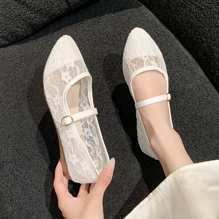 2024%20New%20Women%20Flats%20Shoes%20Summer%20Ballet%20Flats%20Fashion%20Bow%20Women%20Shoes%20Slip%20on%20Sweet%20Hollow%20Flat%20Shoes%20Female%20Zapatos%20De%20Mujer%20-%20Image%205