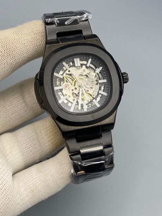 Ghani%20Watches%20Premium%20Skeleton%20Automatic%20Watch%20%E2%80%93%20Steel%20Chain%20%7C%20Master%20Lock%20%7C%20Transparent%20Back%20-%20Image%202