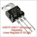 3 PCS LM317T LM317 1.5A Voltage Adjustable Linear Regulator IC TO-220:. 