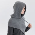 Winter Balaclava Hat Scarf for Women Knitted Hooded Caps Outdoor Warm One-Piece Neck Collar Beanies Hats for Girls.
