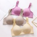 Women Bra Sexy Push Up Bras Female Lingerie Wireless  A/B Cup Solid Color Strap. 