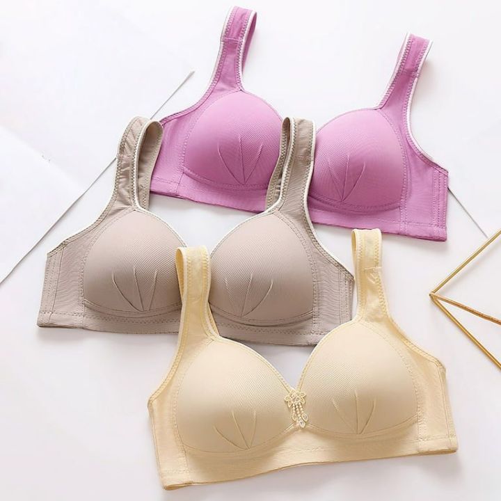 Women%20Bra%20Sexy%20Push%20Up%20Bras%20Female%20Lingerie%20Wireless%20%20A/B%20Cup%20Solid%20Color%20Strap%20-%20Image%204