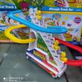 Musical Penguin Roller Coaster Track Set With Tiny Penguin Toys With Lights & Sound. 