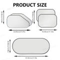 SEAMETAL Car Side Window Sun Shade Cover Foldable Front Rear Window Sunshade Curtain Back Windshield Summer Sun Protection Cover. 