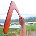 Wooden Boomerang Sports Throwback V Shaped Boomerang Flying Disc Throw Outdoor Game Toys for Kids Adult Interactive Playing Prop. 