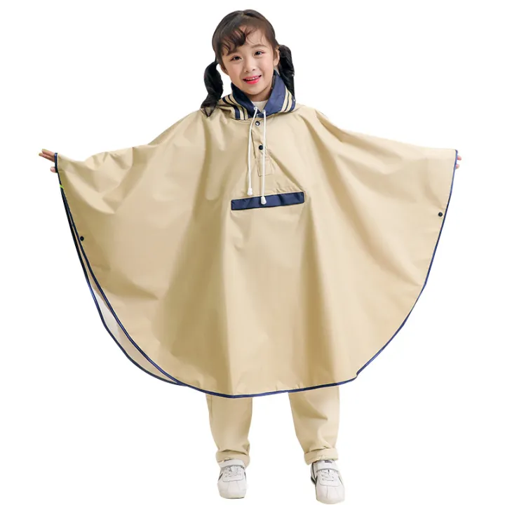 Children's%20raincoat%20cloak%20style%20school%20bags%20advanced%20Korean%20version%20primary%20children's%20poncho%20riding%20electric%20car%20raincoat%20-%20Image%206