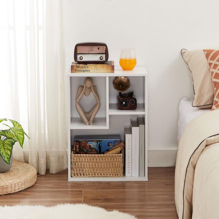 3-Cube%20Small%20Bookshelf,%20Modern%20Bookcases%20with%20Shelves%20Height%20Up%20to%2012.8%20Inches,%20Suit%20for%20Common%20Size%20Textbook,%20Vertical%20or%20Horizontal,%20Cubby%20Storage%20Organizer%20-%20Image%204