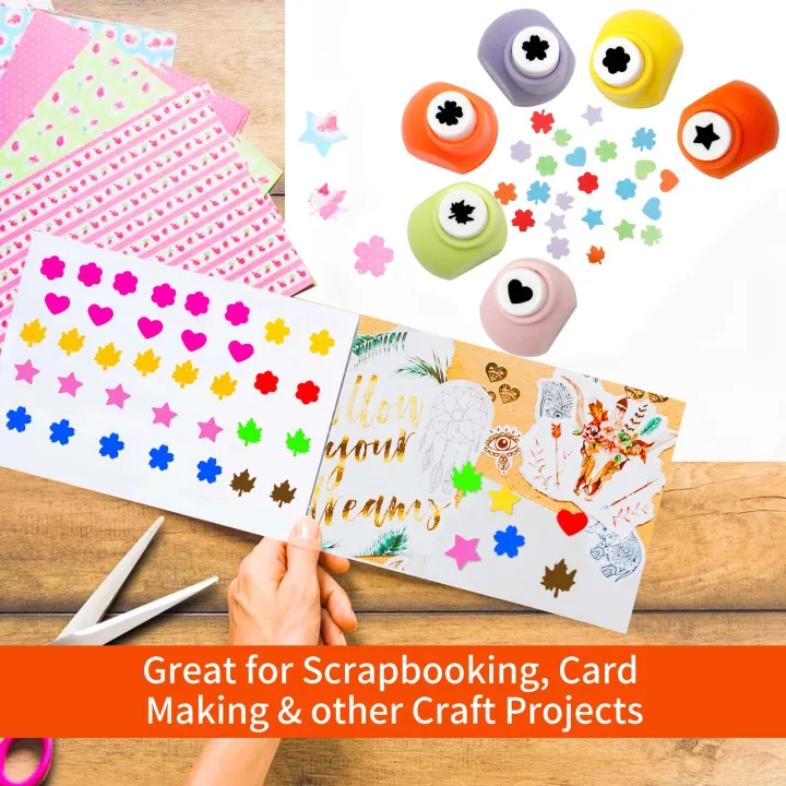 6%20pcs%20Paper%20cutter%20for%20crafts%20Hole%20Puncher%20Punches%20Tool%20Set%20Circle%20Flower%20Paper%20Shapes%20Hole%20for%20card%20making%20custom%20scrapbook%20-%20Image%204