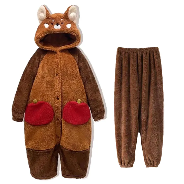 Adult%20Raccoon%20Cosplay%20Costume%20Robes%20Kigurumi%20Unicorn%20Onesie%20Anime%20Nightgown%20Halloween%20Cartoon%20Bear%20Pajamas%20Winter%20-%20Image%202