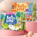 Montessori Baby Busy book My First Quiet Book Paste Early Learning Education Toy Children Toy Matching Game for Babies. 