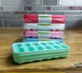 Ice cube tray different shapes in one trey heart star flower shape 18 cubes plastic mould. 