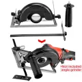 Angle Grinder Change Universal Cutting Machine Slotting Base 45° Adjustable Cutting Depth Positioning Bracket for 100-125MM. 