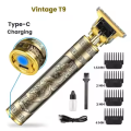 Hair Trimmer Vintage T9 Hair Cutting Machine Recharge Professional Cordless Hair TrimmeR.