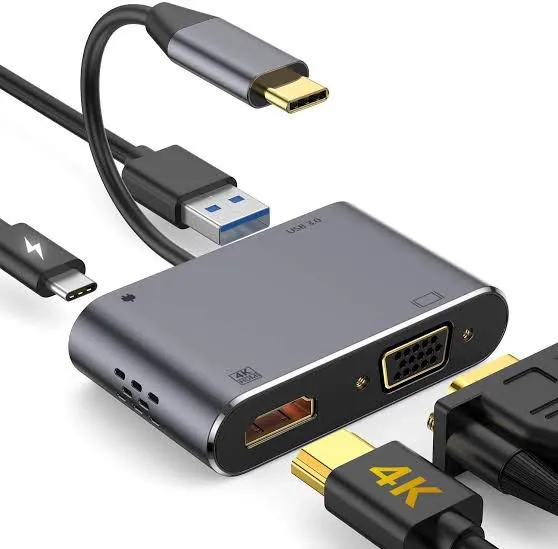 USB%20C%20Hub%20with%20Type%20C%204%20in%201%20USB%20Hub,%20Dual%20Screen%20Display,%204K%20HDMI/HDTV,%20VGA%20Adapter%20and%20USB%203.0%20Charging%20-%20Image%202